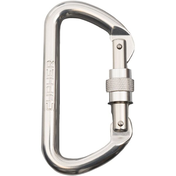CYPHER Locking D Carabiner 30kn